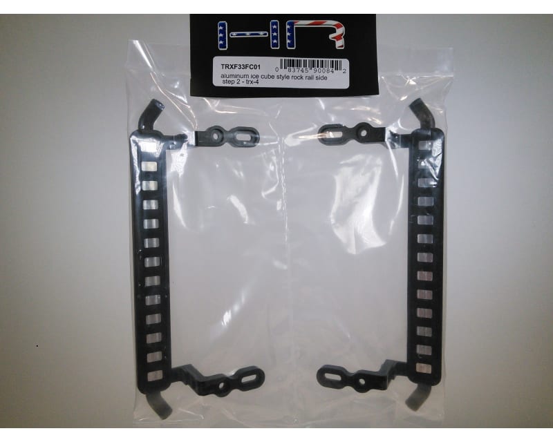 Aluminum ICE Cube Style Rock Rail Side Step (2) - TRX-4