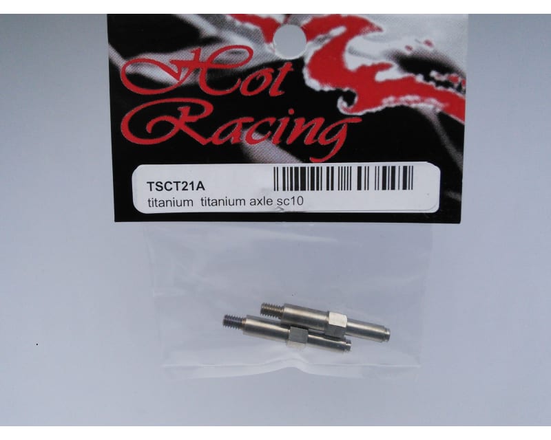 Titanium Trailing axle SC10 B4