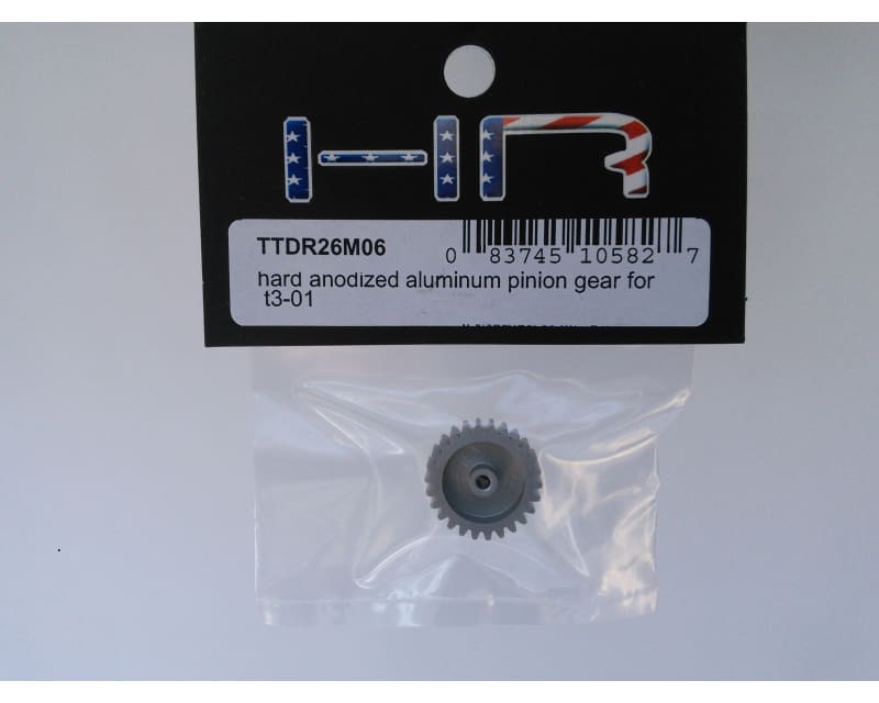 Tap to zoom discontinued Hard Anodized Aluminum Pinion Gear for T3-01