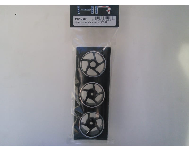 Tap to zoom discontinued Aluminum 5 spoke wheel set T03-01
