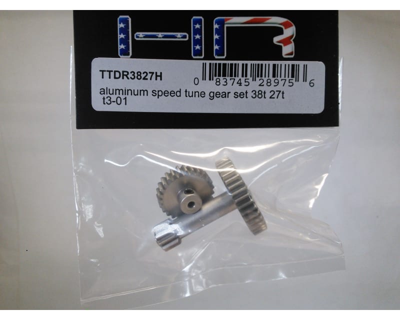 discontinued Aluminum Speed Tune Gear Set 38t 27T T3-01