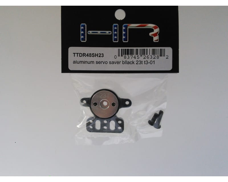 discontinued Aluminum Servo Saver (Bllack) 23T T3-01
