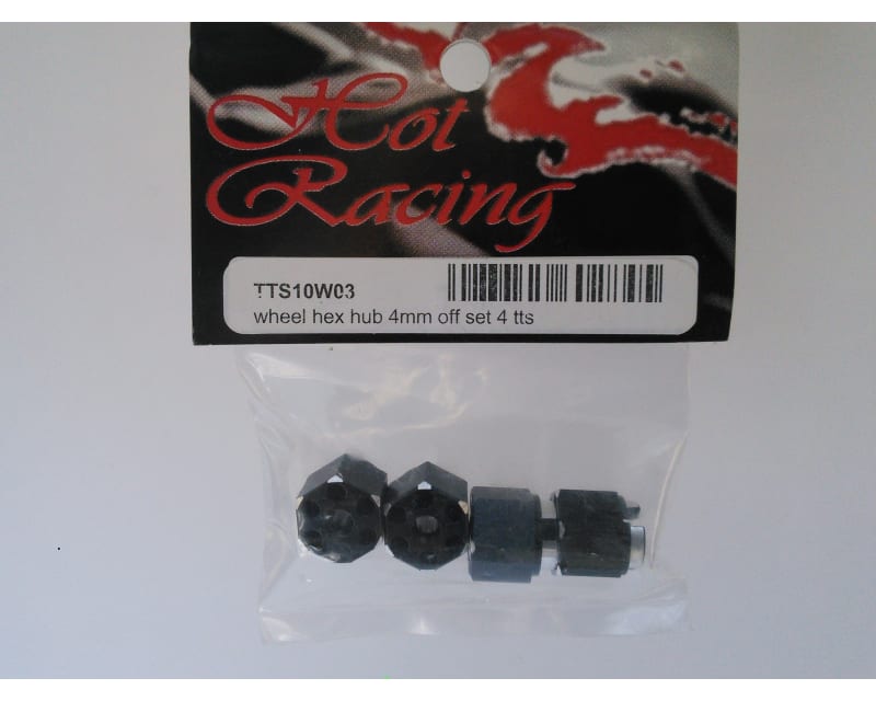 Wheel Hex Hub 4mm Off Set (4) Tts