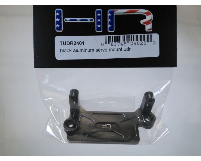 Black Aluminum Servo Mount UDR