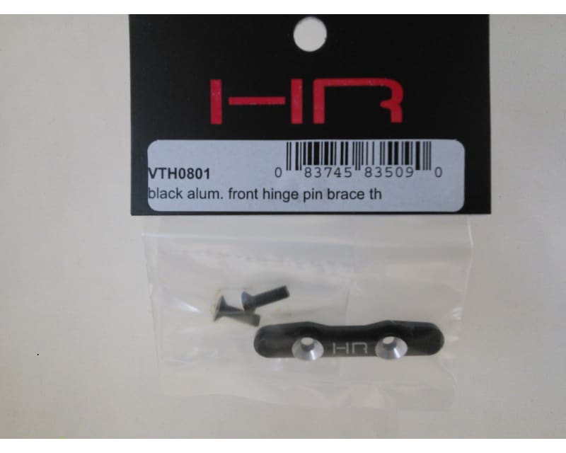 Black Aluminum Front Hinge Pin Brace