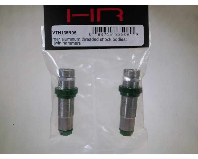 Rear Aluminum Threaded Shock Bodies: Twin Hammers