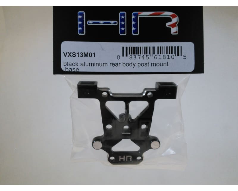 black Aluminum Rear Body post mount base