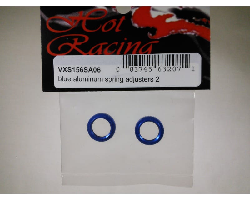 discontinued Blue Aluminum Spring Adjusters (2)