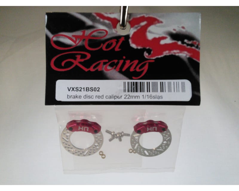 Tap to zoom Brake Disc Red Caliper 22mm - 1/16slas