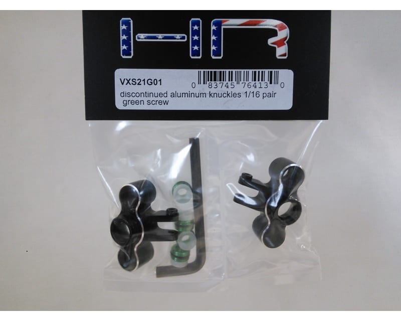 Aluminum Knuckles 1/16 Pair (Green Screw)