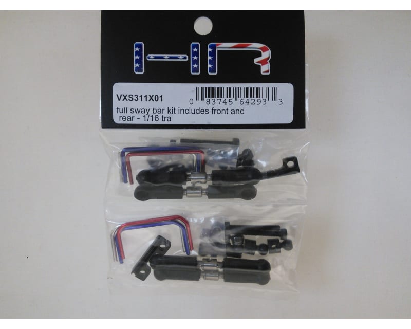 Full Sway Bar Kit Includes Front and Rear - 1/16 TRA 1/16 Re