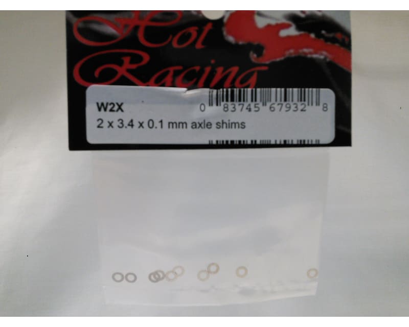 2x3x0.1mm Steel Shims (10)