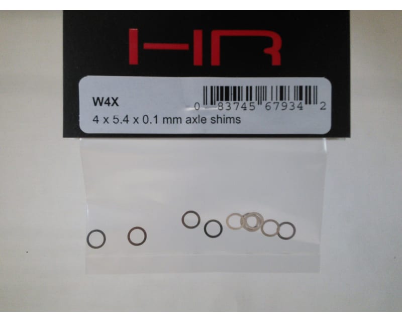 4x5x0.1mm Steel Shims (10)