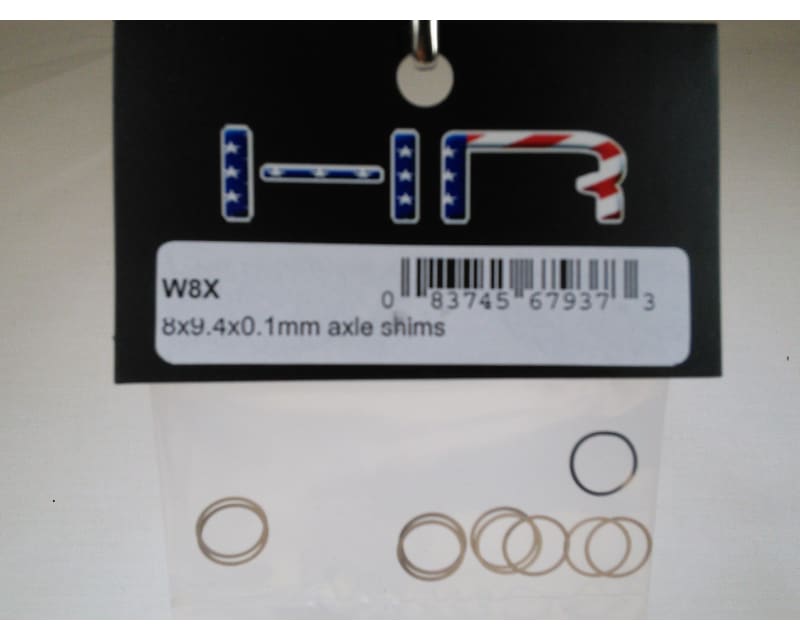 8x9x0.1mm Steel Shims (10)