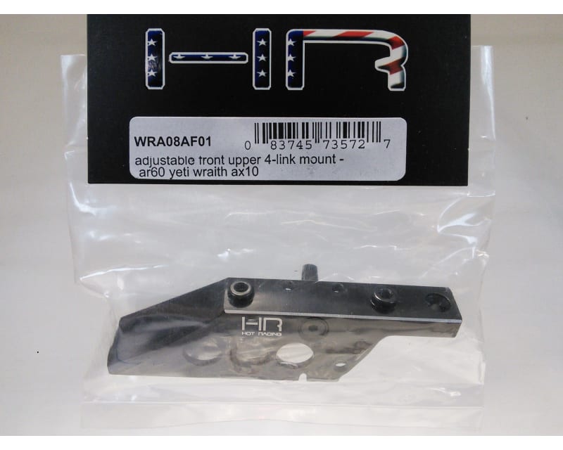 Tap to zoom Adjustable Front Upper 4-Link Mount - AR60 Yeti Wraith Ax10