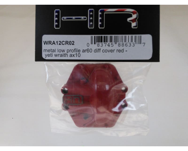 Tap to zoom discontinued Red Metal Low Profile Ar60 Diff Cover Axial Yeti Ax