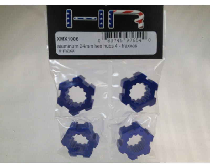 Aluminum 24mm Hex Hubs (4) TRA