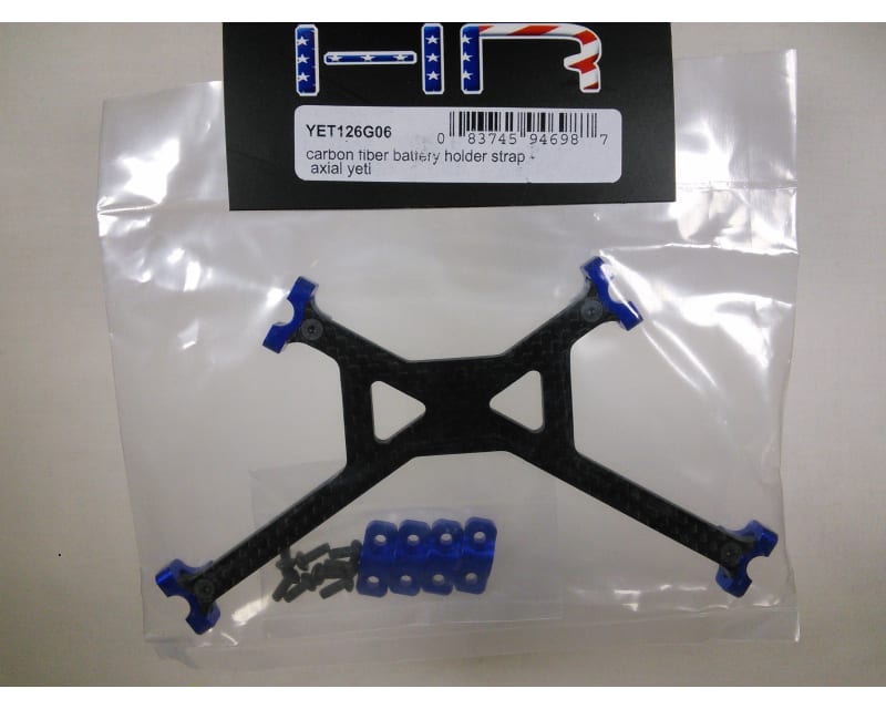 Carbon Fiber Battery Holder Strap - Axial Yeti