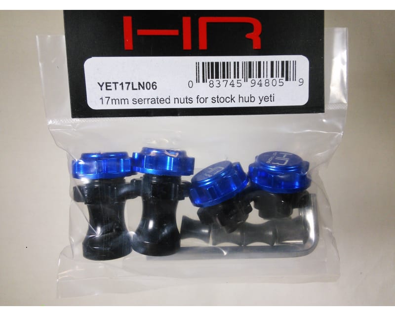 17mm Serrated Nuts for Stock Wheel Axle Yeti
