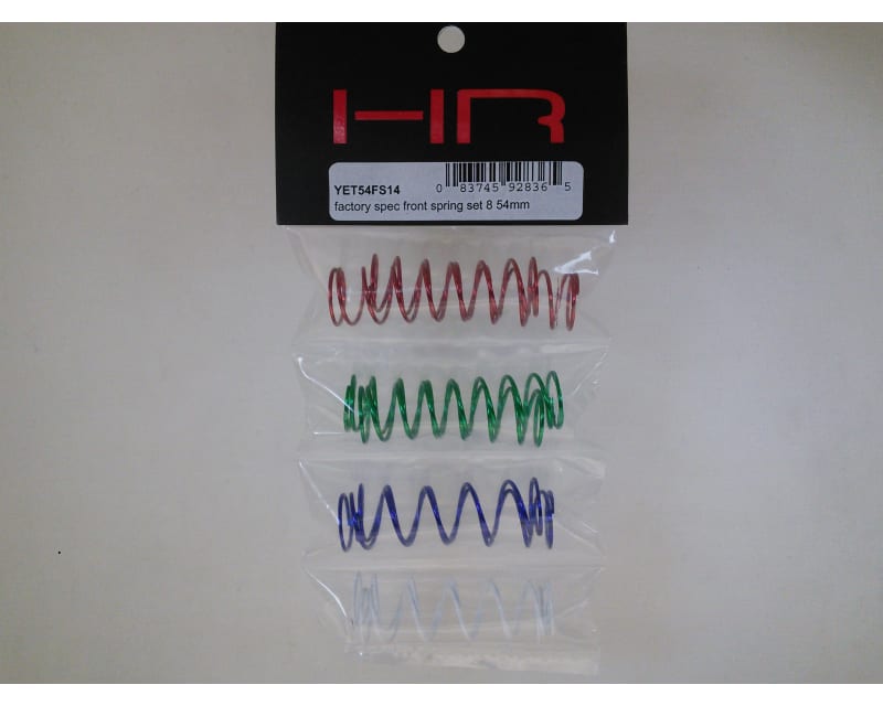 Tap to zoom Optional Front 14x54mm Spring Set (4 pairs) - Axial Yeti