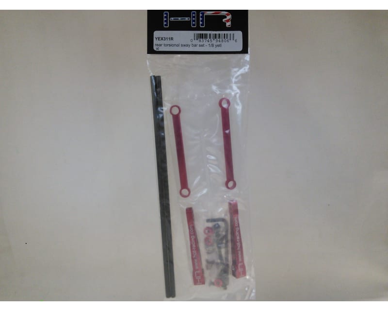 Rear Torsional Sway Bar Set - 1/8 Yeti XL