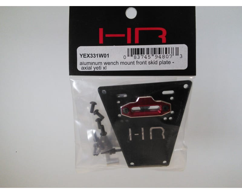 Aluminum Winch Mount Front Skid Plate - Axial Yeti Xl