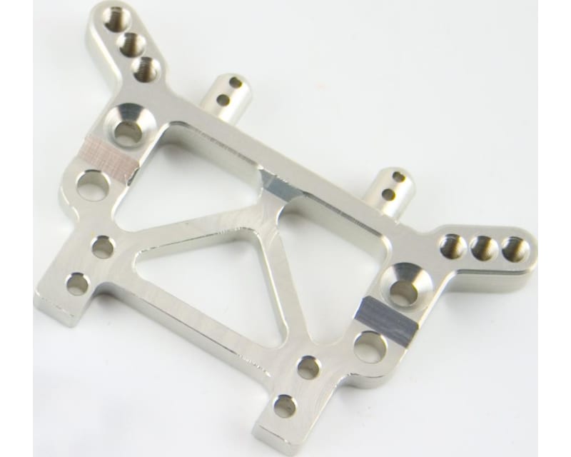 Silver alum. rear shock tower