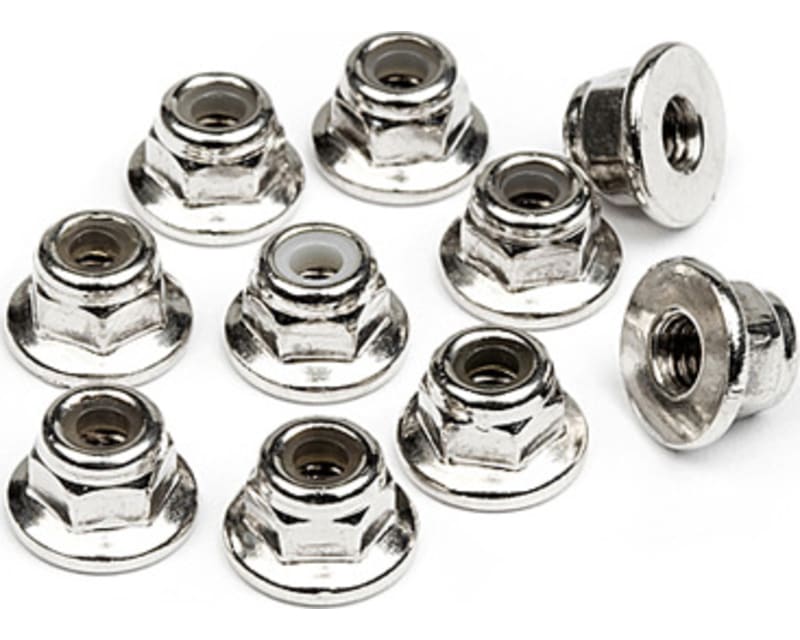 Flanged Locknut M3 (10)