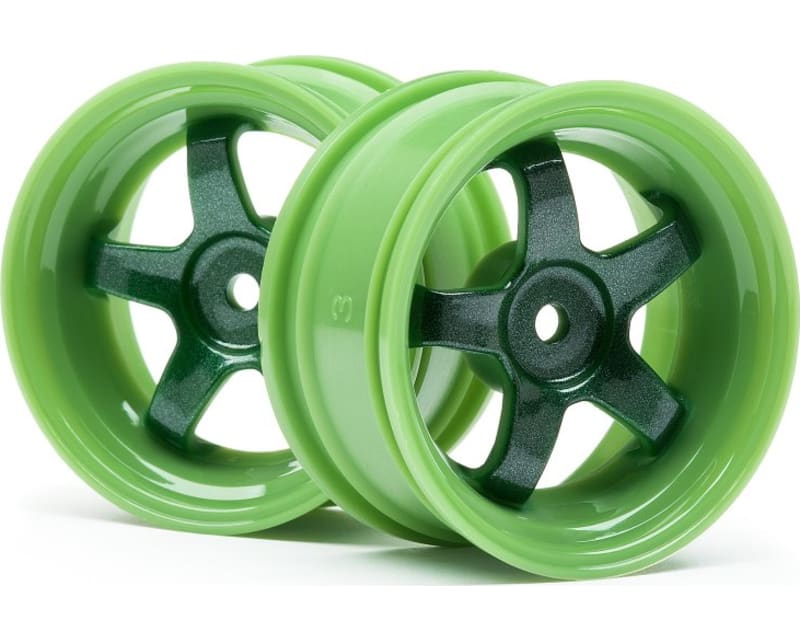 Work Meister S1 Wheel Green 3mm Offset (2)