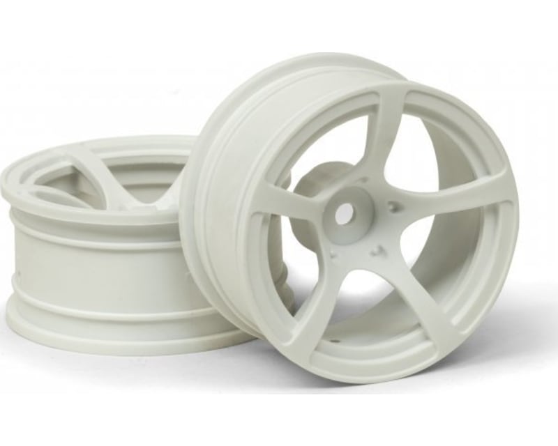 D5 Wheel White 9mm/2 pieces