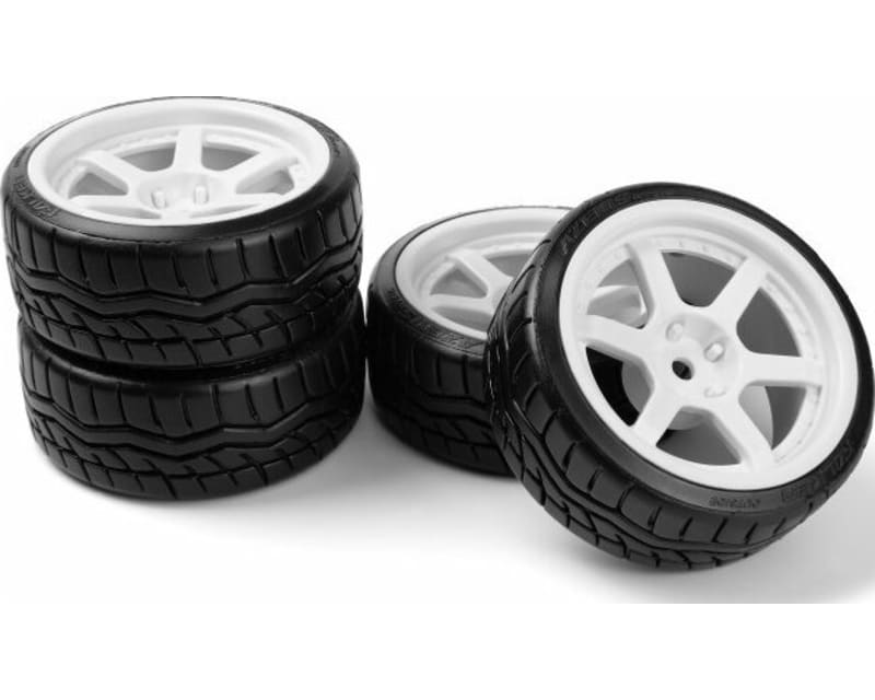 Falken Azenis Drft Tire/Hre C106 Wheel White 4 pieces