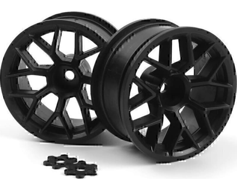 Tap to zoom RTR Wheel 26mm Black 6mm Offset Pair Sport 3