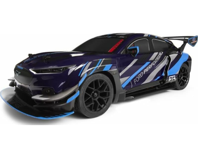 F0RD Mustang Mach-E 1400 Blue Painted Body 200mm Sport 3