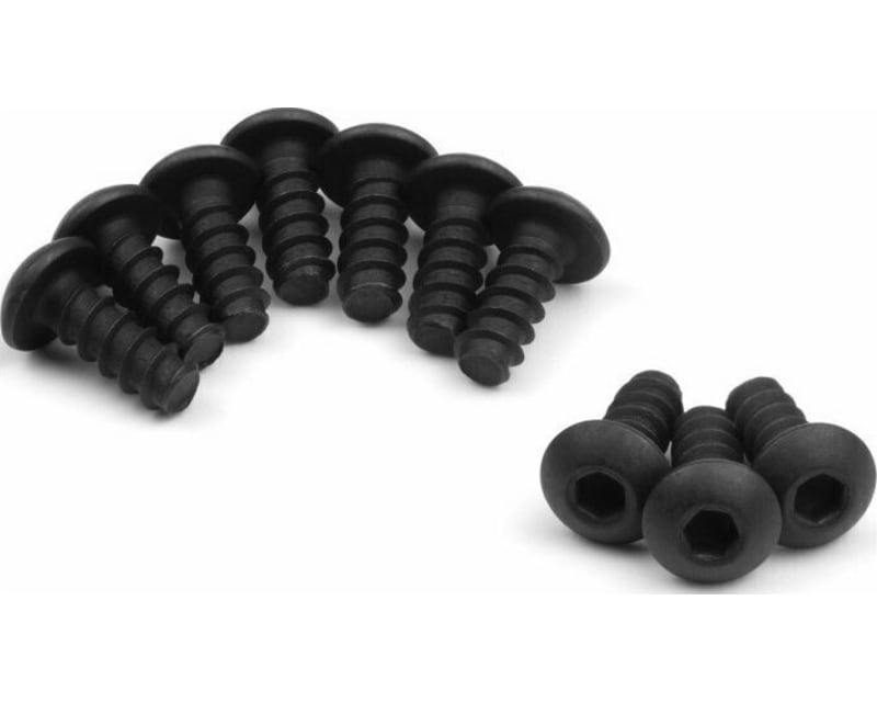 Tp.Button Head Screw M2x6mm Hex Socket/10 pieces