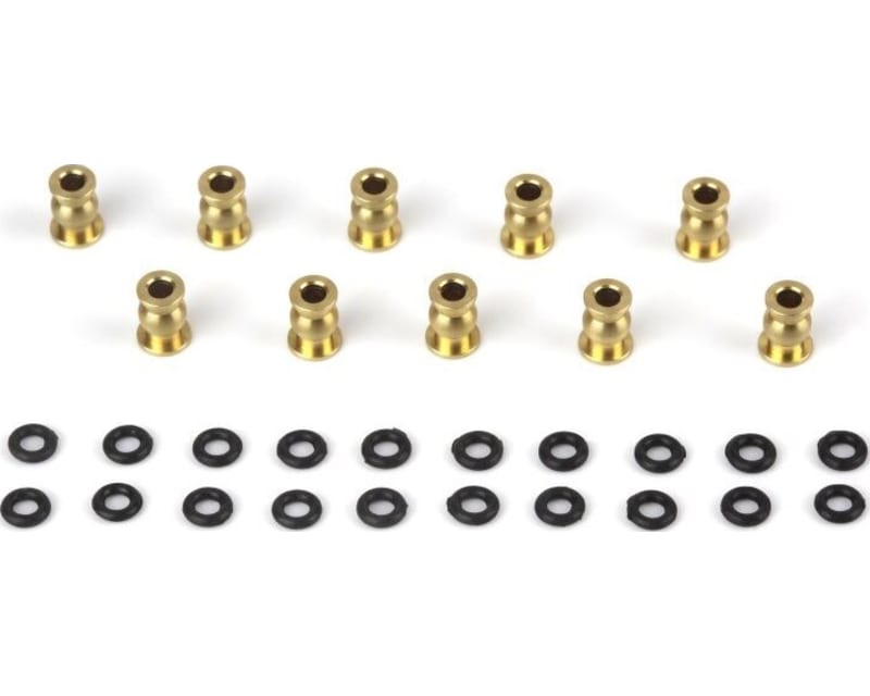 Pivot Ball 4.5x6mm Brass/10 pieces photo