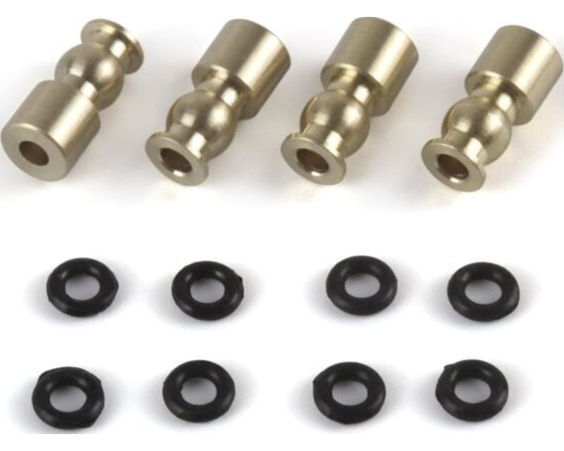 Pivot Ball 4.5x9.5mm Brass/4 pieces