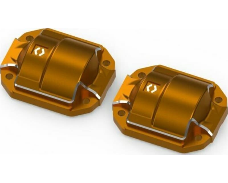 Aluminum Diff Cover Orange / 2 Pieces for Venture18