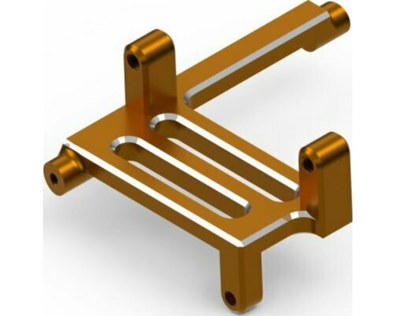 Aluminum Shift Servo Mount Orange for Venture18 photo
