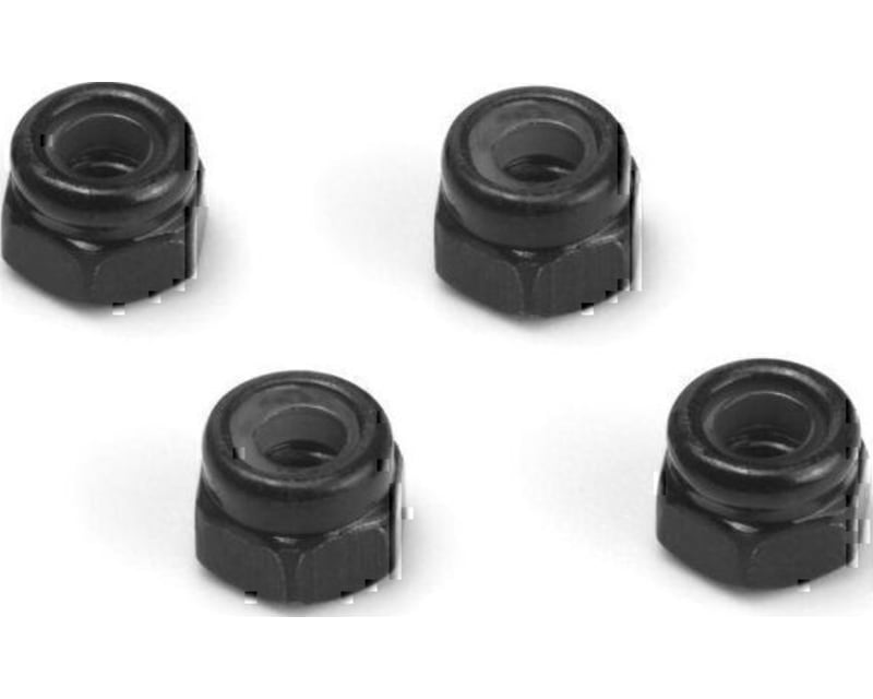 Tap to zoom Lock Nut M2.5 Black/4 pieces