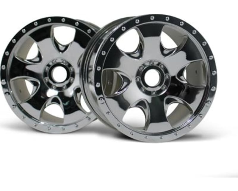 Tap to zoom Warlock Wheels Chrome 83x56mm Savage X (2)