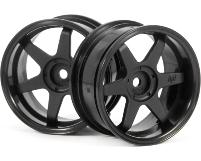 Te37 Wheels 26mm Black 6mm Offset/26mm Tires (2)