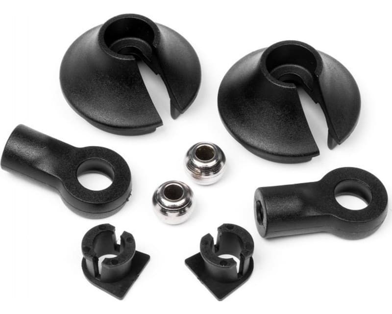 Shock End/Shock Spring Retainer Set Vorza Flux