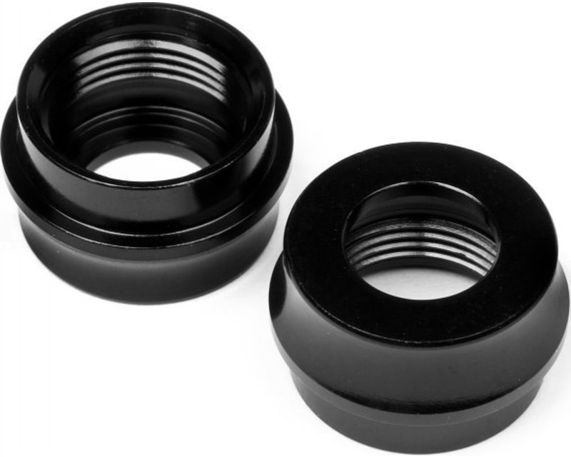 Big Bore Shock Bottom Cap Black 2 pieces Vorza Flux