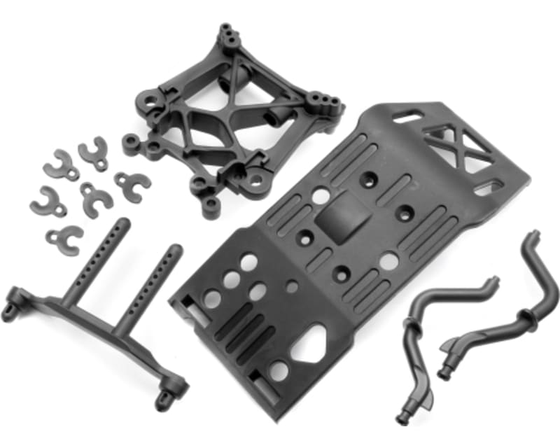 Skid Plate/Body Mount/Shock Tower Set Savage X