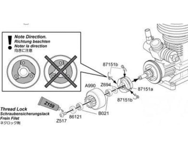Clutch Shoe/Spring Set Svg 25 RTR