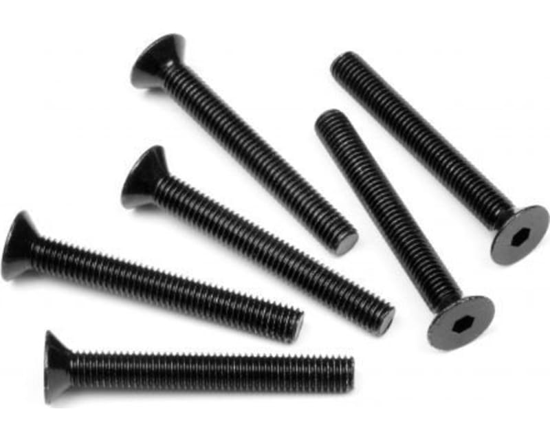 Flat Head Screw M5x40mm Hex Socket Baja (6)