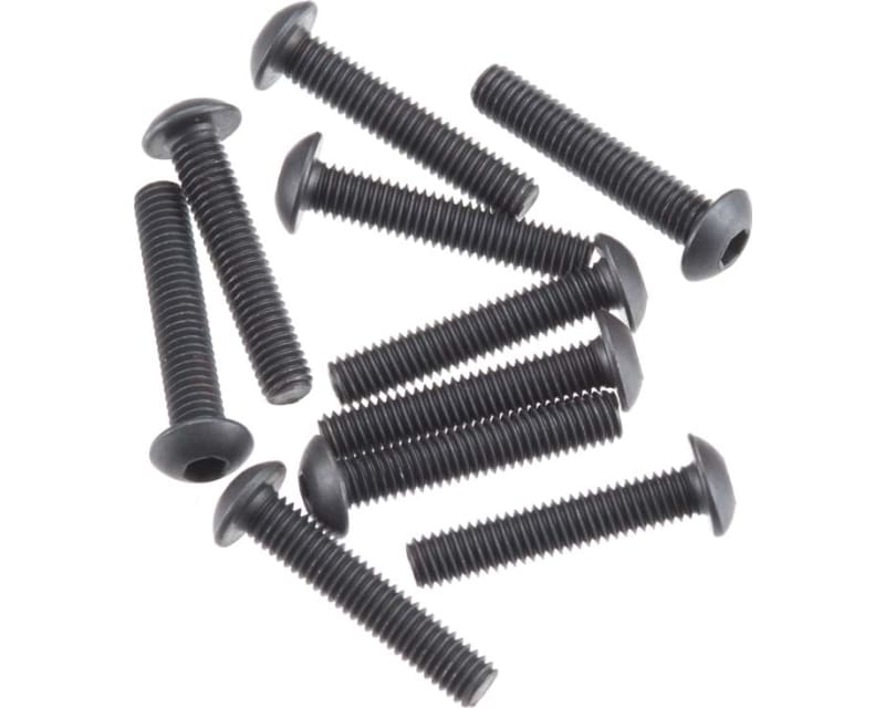 Button Head Screw M3x16mm Hex Socket (10)