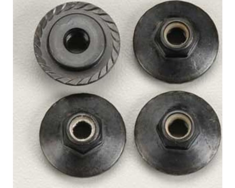 Tap to zoom Flanged Locknut M5x8mm Black Svg X (4)