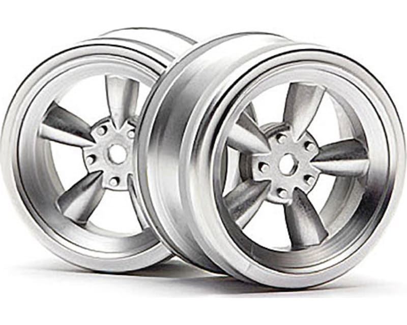 Vintage 5-Spoke Wheels 26mm Matte Chrome (2)