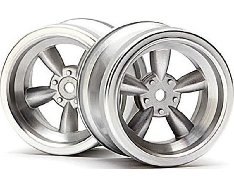 Vintage 5-Spoke Wheels 31mm Matte chrome (2)